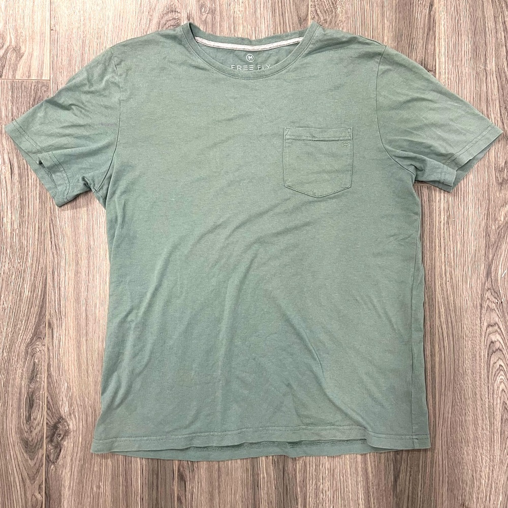 Free Fly Apparel bamboo heritage pocket tee